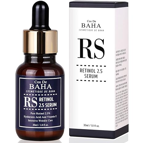 [COS DE BAHA] Сыворотка для лица омолаживающая РЕТИНОЛ RS Cos De Baha Retinol 2,5 Serum, 30 мл