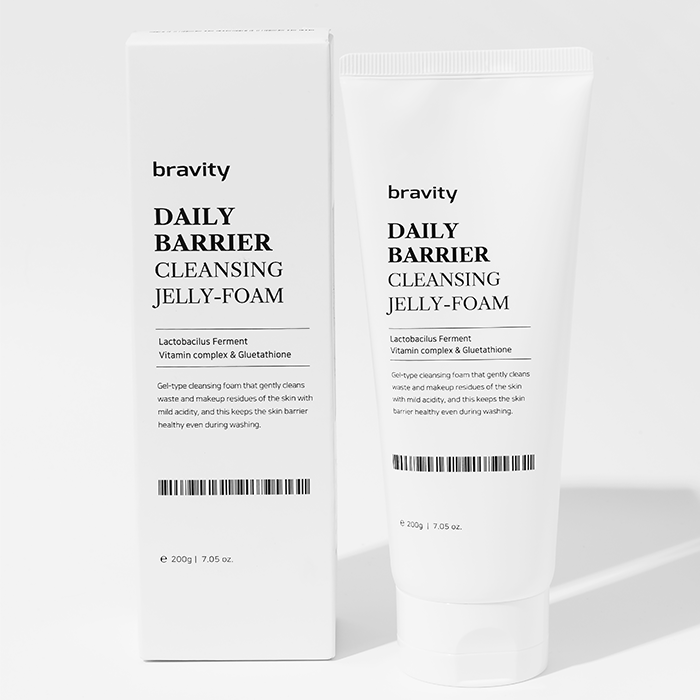 [MATRIGEN] Пенка-желе для лица очищающая ЛАКТОБАКТЕРИИ Bravity Daily Barrier Cleansing Jelly Foam, 200 мл