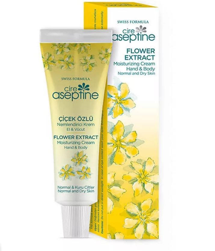 [CIRE ASEPTIN] Крем для рук ЦВЕТОЧНЫЙ ЭКСТРАКТ Flower Extract Cream Tube, 30 мл