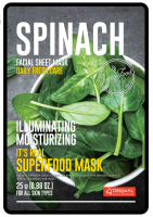 [DERMAL] Маска для лица тканевая ШПИНАТ It's Real Superfood Mask SPINACH, 25 мл