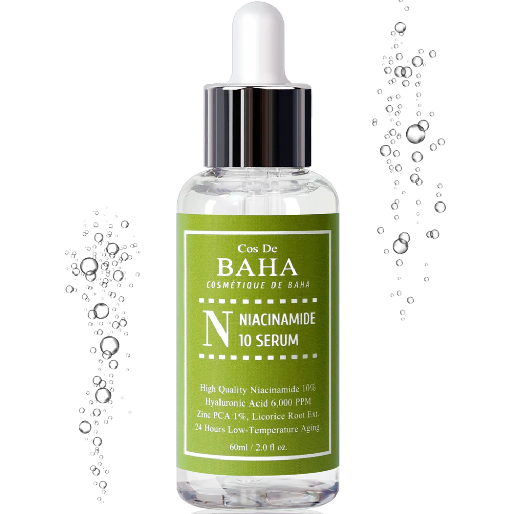 [COS DE BAHA] Сыворотка для лица противовоспалительная НИАЦИНАМИД N60 Cos De Baha Niacinamide 10 Serum, 60 мл