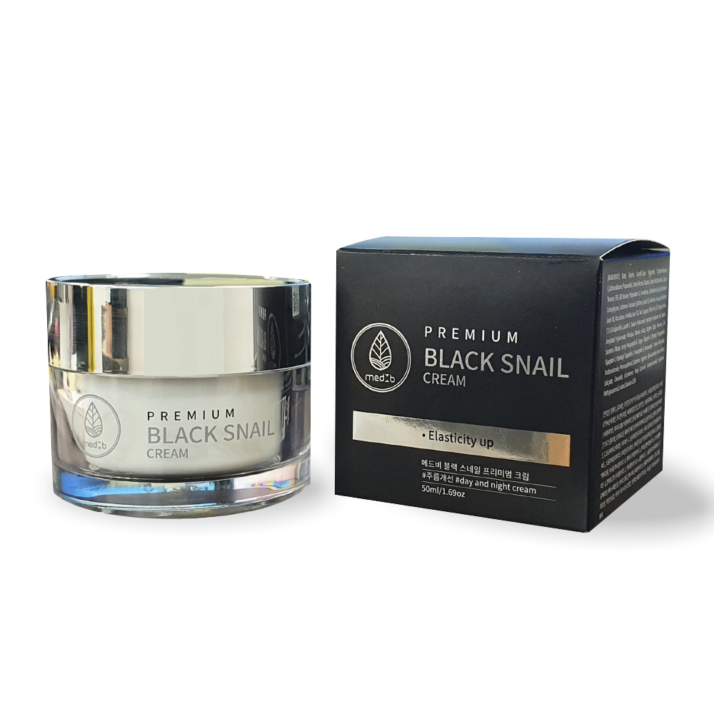 [MED B] Крем для лица премиальный МУЦИН УЛИТКИ Med B Premium Cream Black Snail, 50 мл