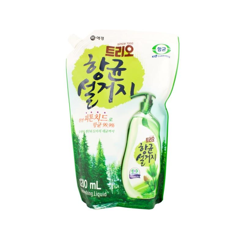 [TRIO] Средство для мытья посуды ФИТОНЦИДЫ (запасной блок), 1,2 л