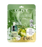 [EKEL] Маска для лица тканевая ОЛИВА Olive Ultra Hydrating Essence Mask, 25 мл
