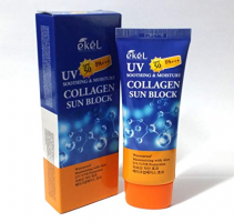 [EKEL] Крем солнцезащитный увлажняющий КОЛЛАГЕН Soothing / Moisture Collagen Sun Block, 70 мл