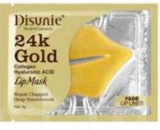 [DISUNIE] Патчи гидрогелевые для губ БИОЗОЛОТО И КОЛЛАГЕН 24K Gold&Collagen Acid Lip Mask, 6 г