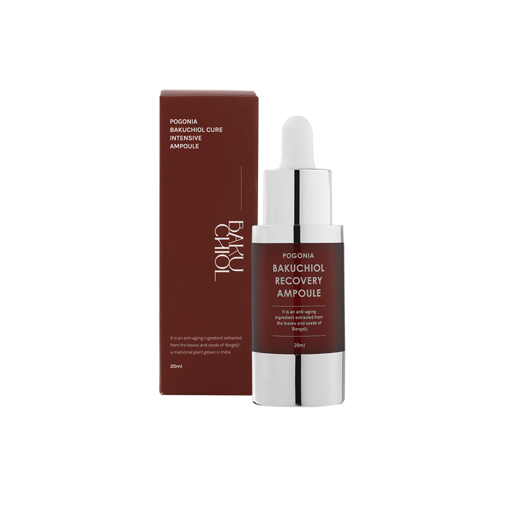 [POGONIA] Сыворотка для лица интенсивная БАКУЧИОЛ омолаживающая Bakuchiol Recovery Ampoule, 20 мл