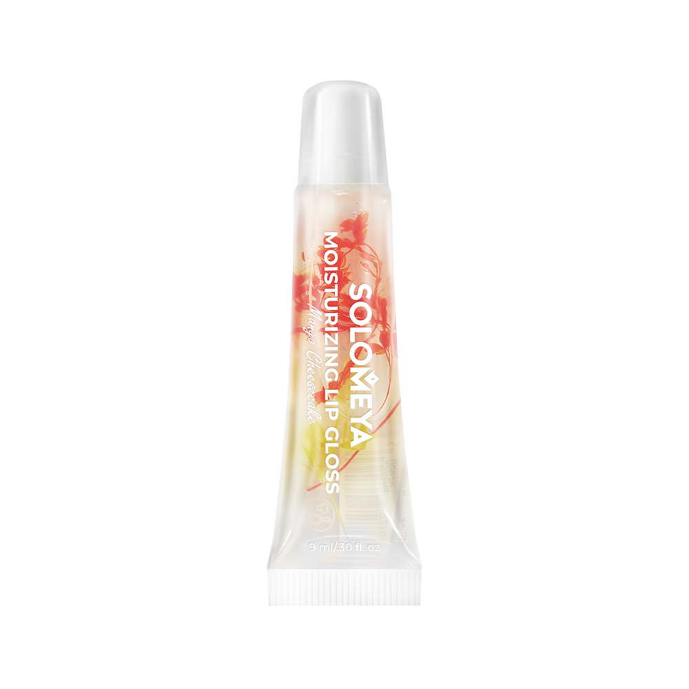 [SOLOMEYA] Блеск для губ увлажняющий МАНГОВЫЙ ЧИЗКЕЙК Moisturizing Lip Gloss Mango Cheesecake, 9 мл