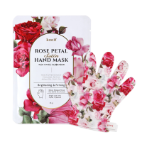 [KOELF] Маски-перчатки для рук РОЗА Rose Petal Satin Hand Mask, 16 гр
