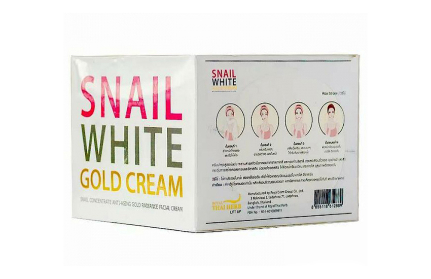 [ROYAL THAI HERB] Крем-лифтинг для лица МУЦИН УЛИТКИ антивозрастной Snail White Gold Cream, 50 гр