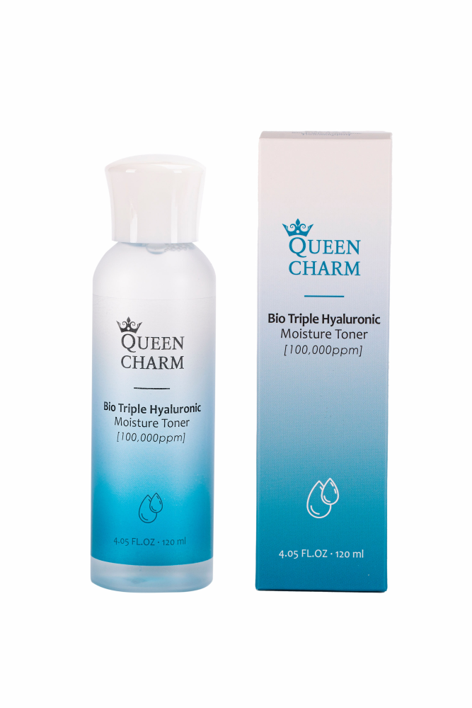 [QUEENCHARM] Тонер для лица БИОКОМПЛЕКС ГИАЛУРОНОВОЙ КИСЛОТЫ 10% увлажняющий Bio Triple Hyaluronic Moisture Toner, 120 мл