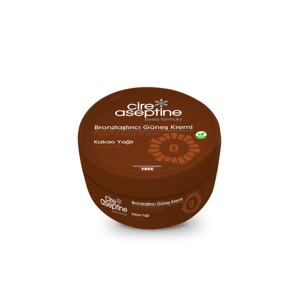 [CIRE ASEPTIN] Крем для загара 0 SPF COCOA OIL Dark Tanning Cream, 200 мл