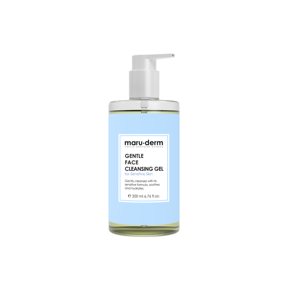 [MARU.DERM] Гель для лица очищающий МЯГКИЙ Gentle Face Cleansing Gel For Sensitive Skin, 200 мл