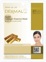 [DERMAL] Маска для лица тканевая КОЛЛАГЕН и КОЛЛОИДНОЕ ЗОЛОТО Gold Collagen Essence Mask Moisturizing, 23 мл