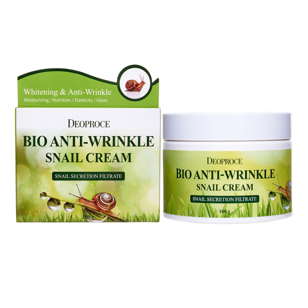 [DEOPROCE] Крем для лица против морщин МУЦИН УЛИТКИ Bio Anti Wrinkle Snail Cream, 100 г