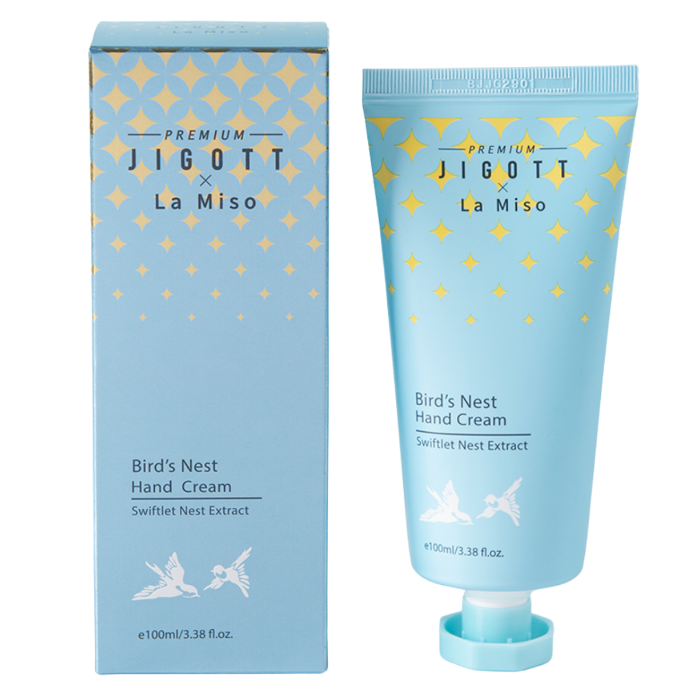 [JIGOTT & LA MISO PREMIUM] Крем для рук ЭКСТРАКТ ЛАСТОЧКИНОГО ГНЕЗДА Bird's Nest Hand Cream, 100 мл