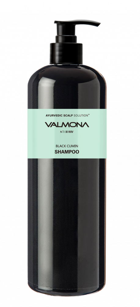 [VALMONA] Шампунь для волос АЮРВЕДА Ayurvedic Scalp Solution Black Cumin Shampoo, 480 мл