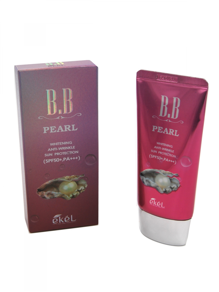 [EKEL] BB крем для лица ЖЕМЧУГ SPF50/PA+++ PEarl BB Cream, 50 мл