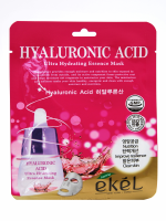 [EKEL] Маска для лица тканевая ГИАЛУРОНОВАЯ КИСЛОТА Hyaluronic Acid Ultra Hydrating Essence Mask, 25 мл