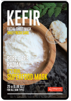 [DERMAL] Маска для лица тканевая КЕФИР It's Real Superfood Mask KEFIR, 25 мл