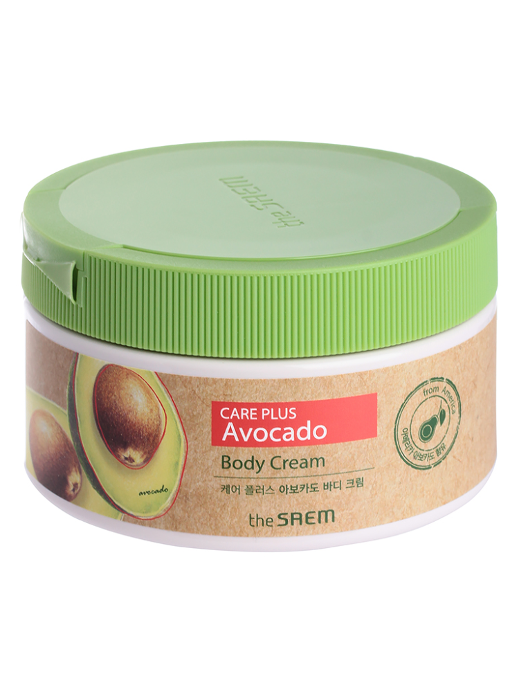 [THE SAEM] Крем для тела ЭКСТРАКТ АВОКАДО Care Plus Avocado Body Cream, 300 мл