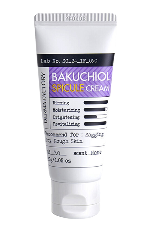 [DERMA FACTORY] Крем для лица МИКРОИГЛЫ 4000 ppm И БАКУЧИОЛ Bakuchiol Spicule Cream, 30 мл