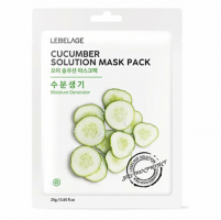 [LEBELAGE] Маска для лица тканевая ОГУРЕЦ Cucumber Solution Mask Pack, 25 г