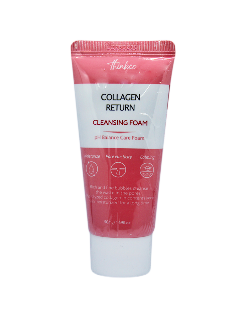 [THINKCO] Пенка для умывания КОЛЛАГЕН Collagen Return Cleansing Foam, 50 мл