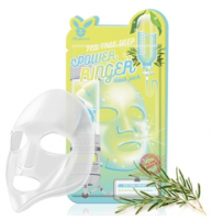 [Elizavecca] НАБОР Тканевая маска для лица ЧАЙНОЕ ДЕРЕВО Tea Tree Deep Power Ringer Mask Pack, 10 шт