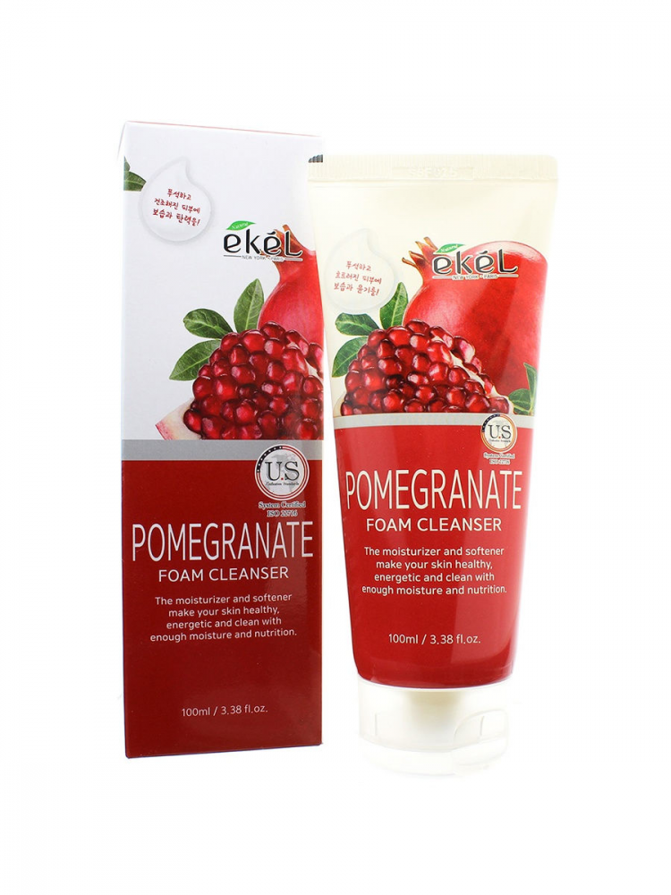 [EKEL] Пенка для лица нежная ГРАНАТ Pomegranate Foam Cleanser, 100 мл