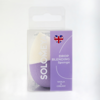 962872-604A - [SOLOMEYA] Спонж для макияжа в форме капли VIOLA&CREAM Drop Blending Sponge, 1 шт