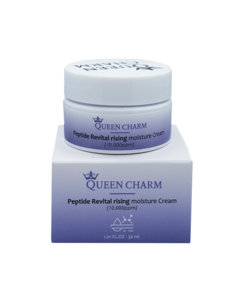 [QUEENCHARM] Крем для лица омолаживающий ПЕПТИДЫ 1% Peptide Revital Rising Moisture Cream, 30 мл