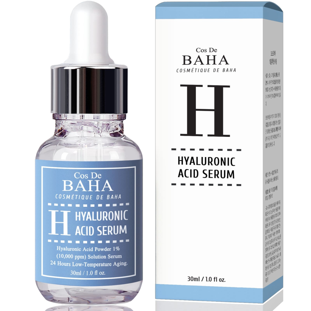 [COS DE BAHA] Сыворотка для лица увлажняющая ГИАЛУРОНОВАЯ КИСЛОТА Cos De BAHA H Hyaluronic Serum, 30 мл