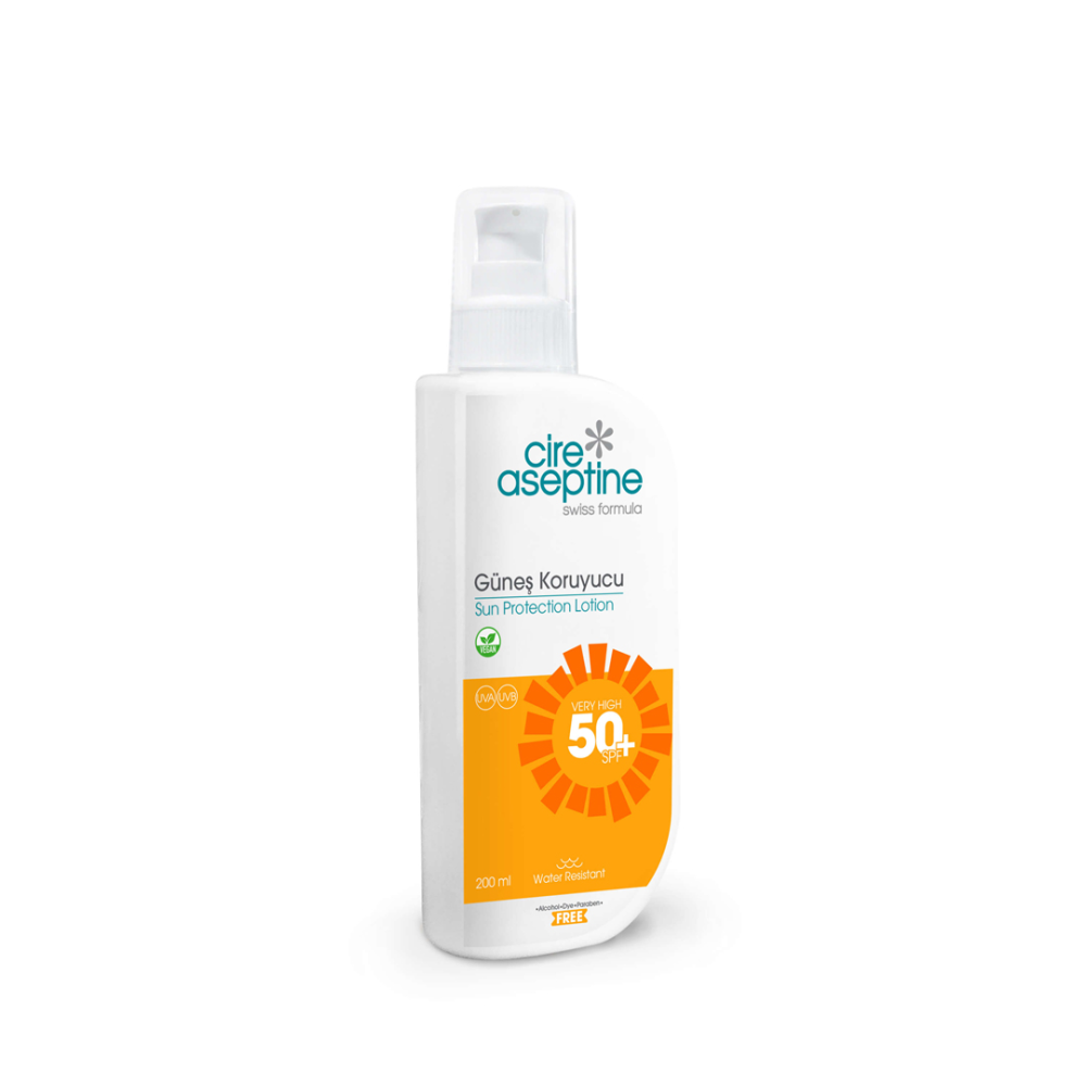 [CIRE ASEPTIN] Лосьон для тела СОЛНЦЕЗАЩИТНЫЙ 50 SPF Sun Protection Lotion, 200 мл