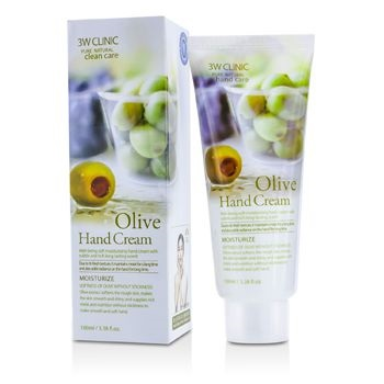 [3W CLINIC] Крем для рук ОЛИВА Moisturizing Hand Cream Olive, 100 мл