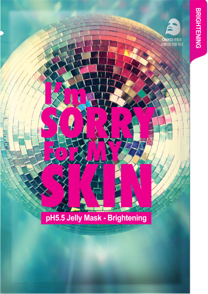 [I`M SORRY FOR MY SKIN] Тканевая маска для лица СИЯНИЕ I'm Sorry for My Skin pH5.5 Jelly Mask Brightening, 1 шт*33 мл