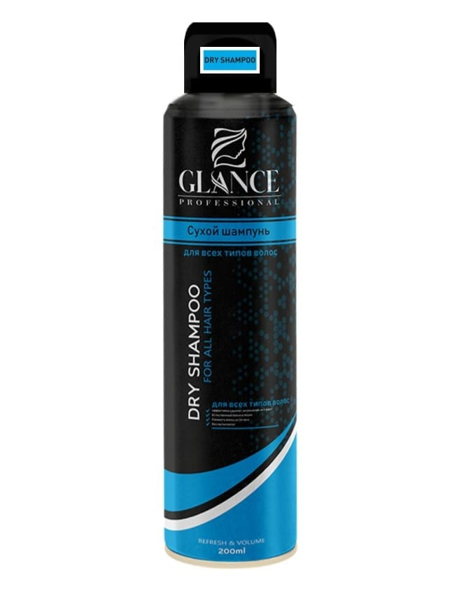 [GLANCE] Шампунь сухой для ВСЕХ ТИПОВ волос All Hair Dry Shampoo, 200 мл