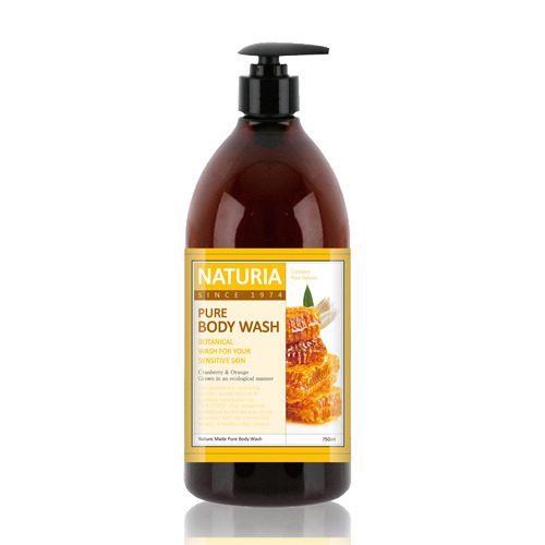 [NATURIA] Гель для душа МЕД/ЛИЛИЯ Pure Body Wash (Honey & White Lily), 750 мл